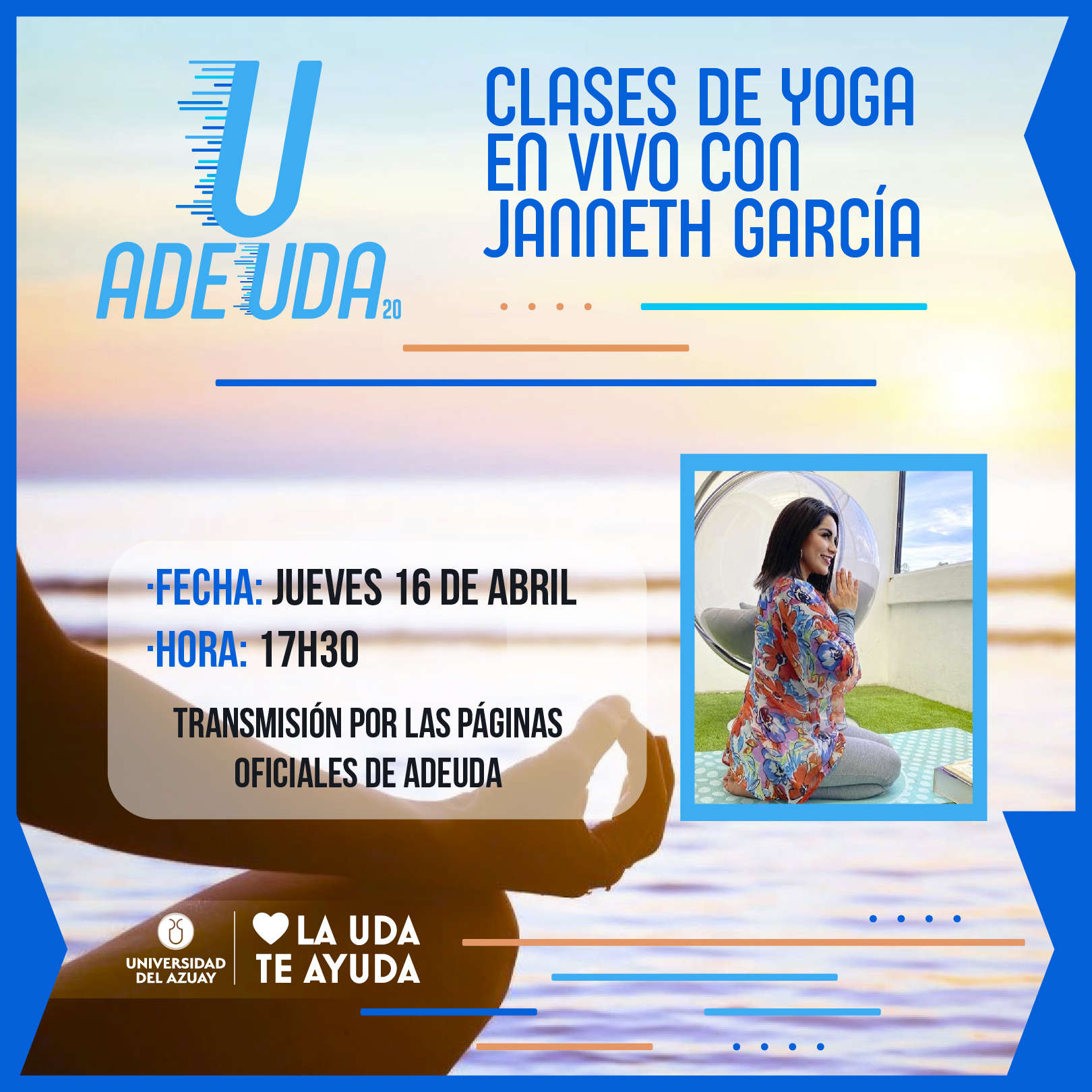 Clases de Yoga en vivo con Jannet García